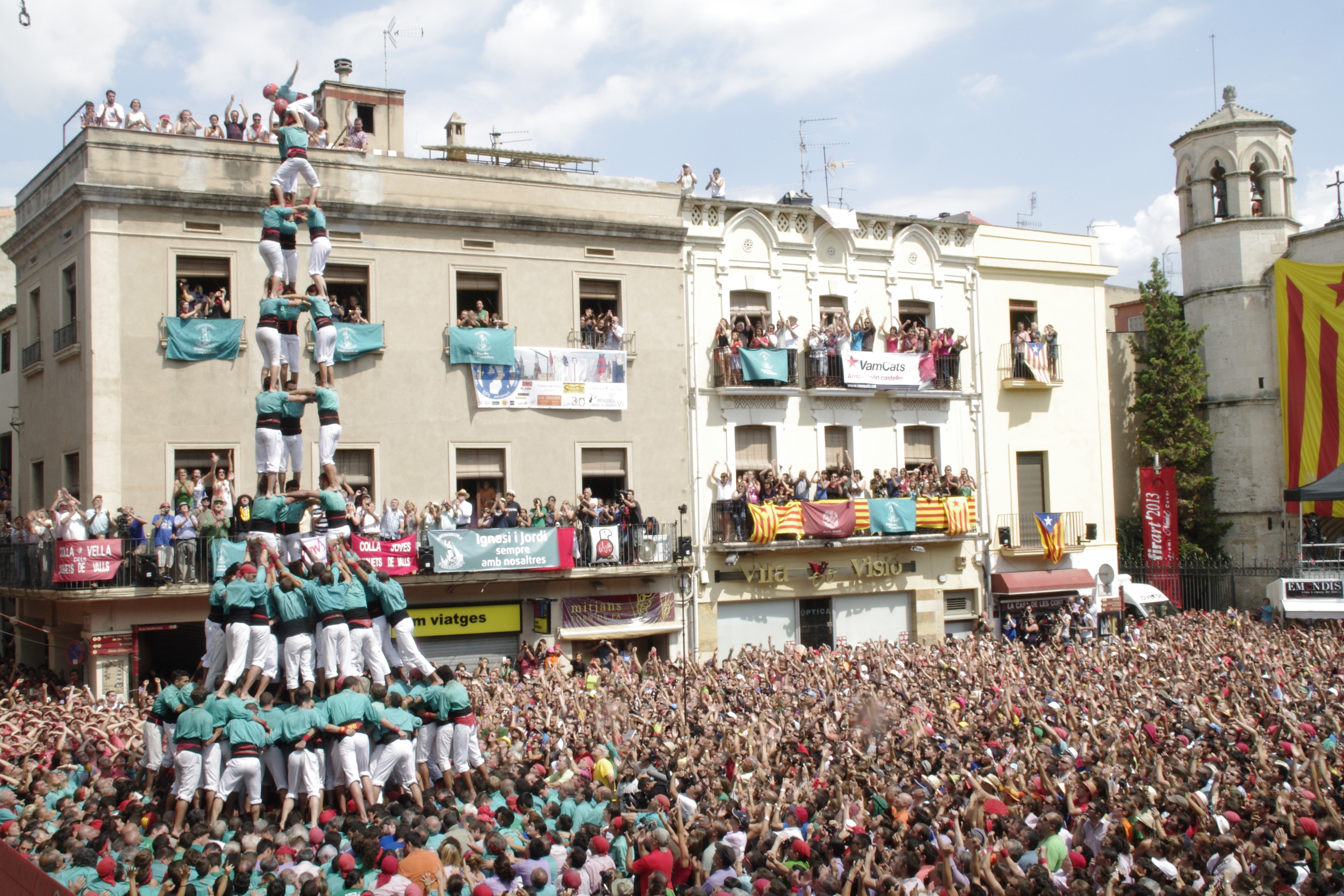 Castellers Vilafranca © Servei Promoció Turística - Ajuntament Vilafranca