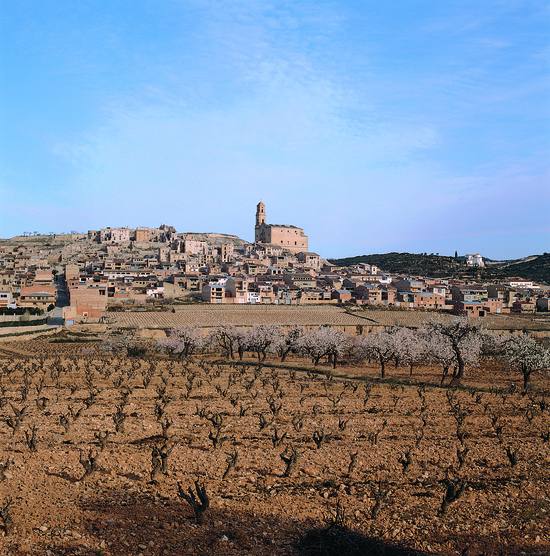 Village de Corbera d'Ebre, situé dans les Terres de l'Ebre, Catalogne