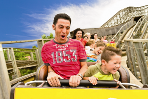 Le Parc PortAventura, près de Salou (Catalogne)