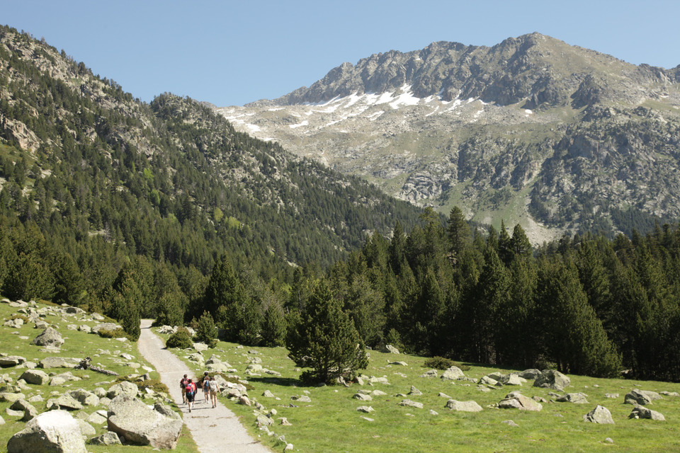 Randonneurs dans le Val d'Aran, © photo V.Gaudin