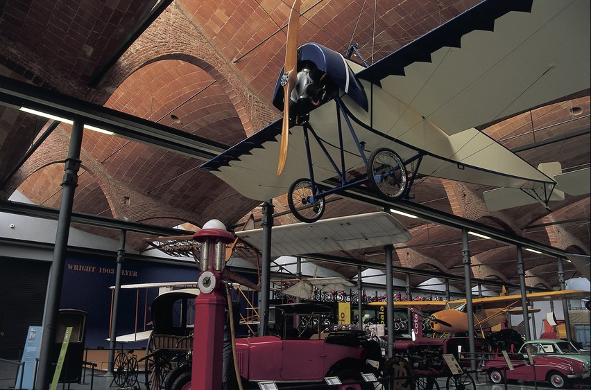 Aeroplane And Means Of Transport In The Science And Technology Museum Of Catalonia (mnactec) (copyright Turismo Verde S.l. Act)