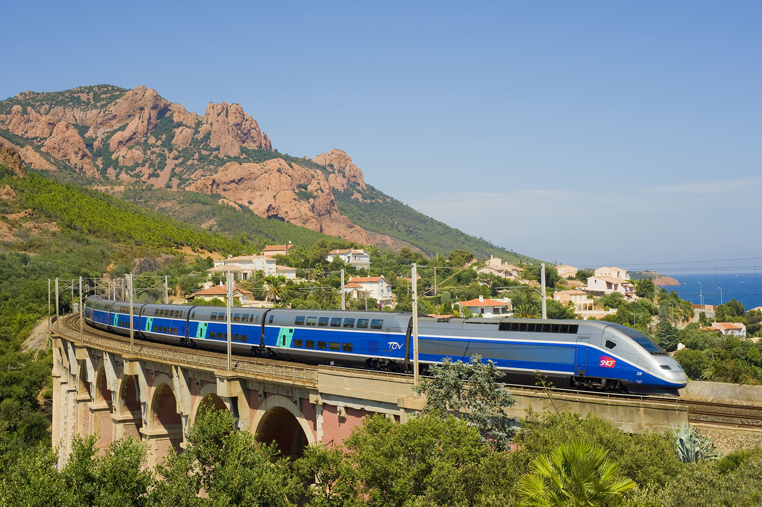 La Catalogne en train