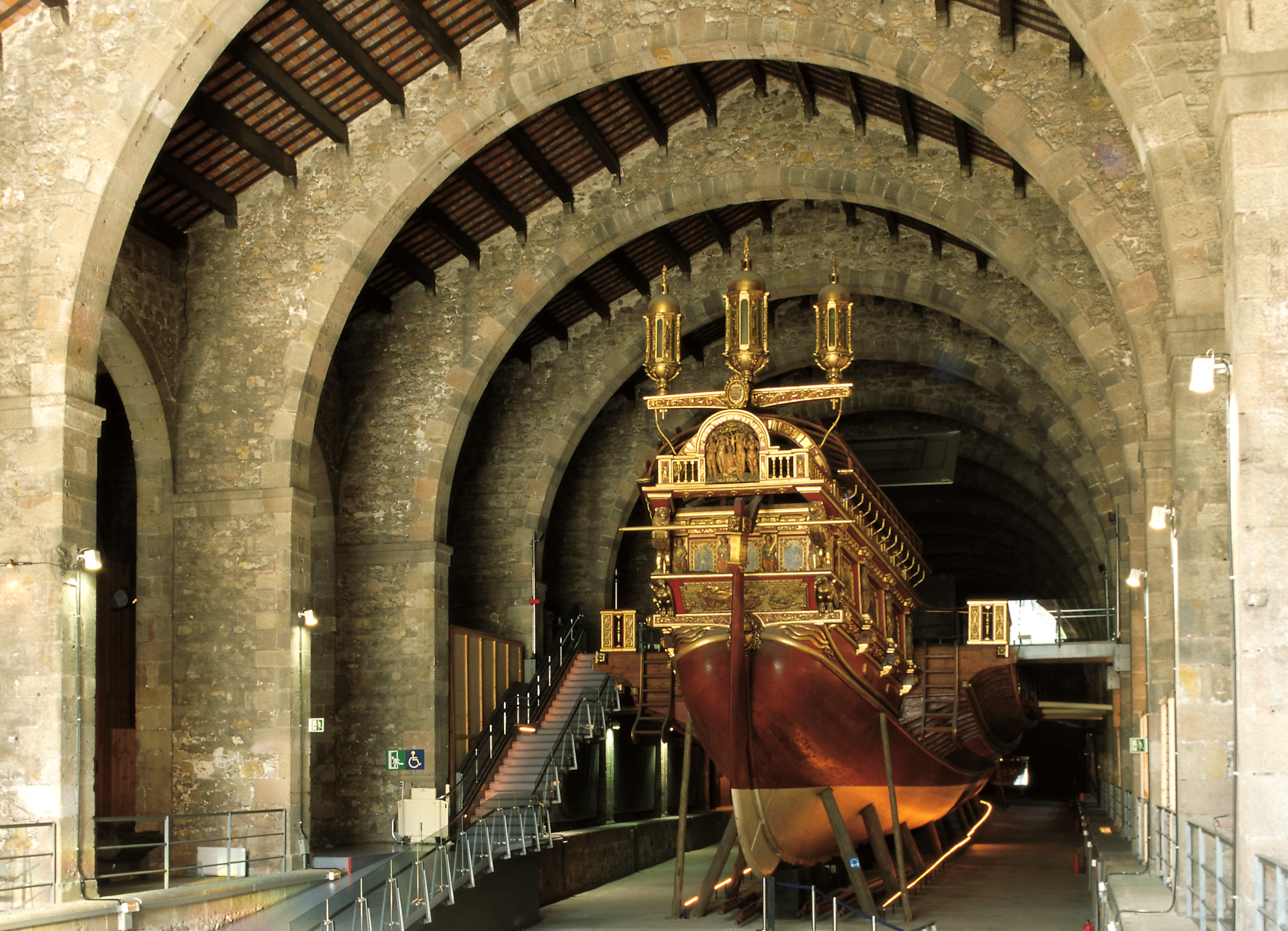 Interior Museu Maritim de Barcelona © Imagen M.A.S.