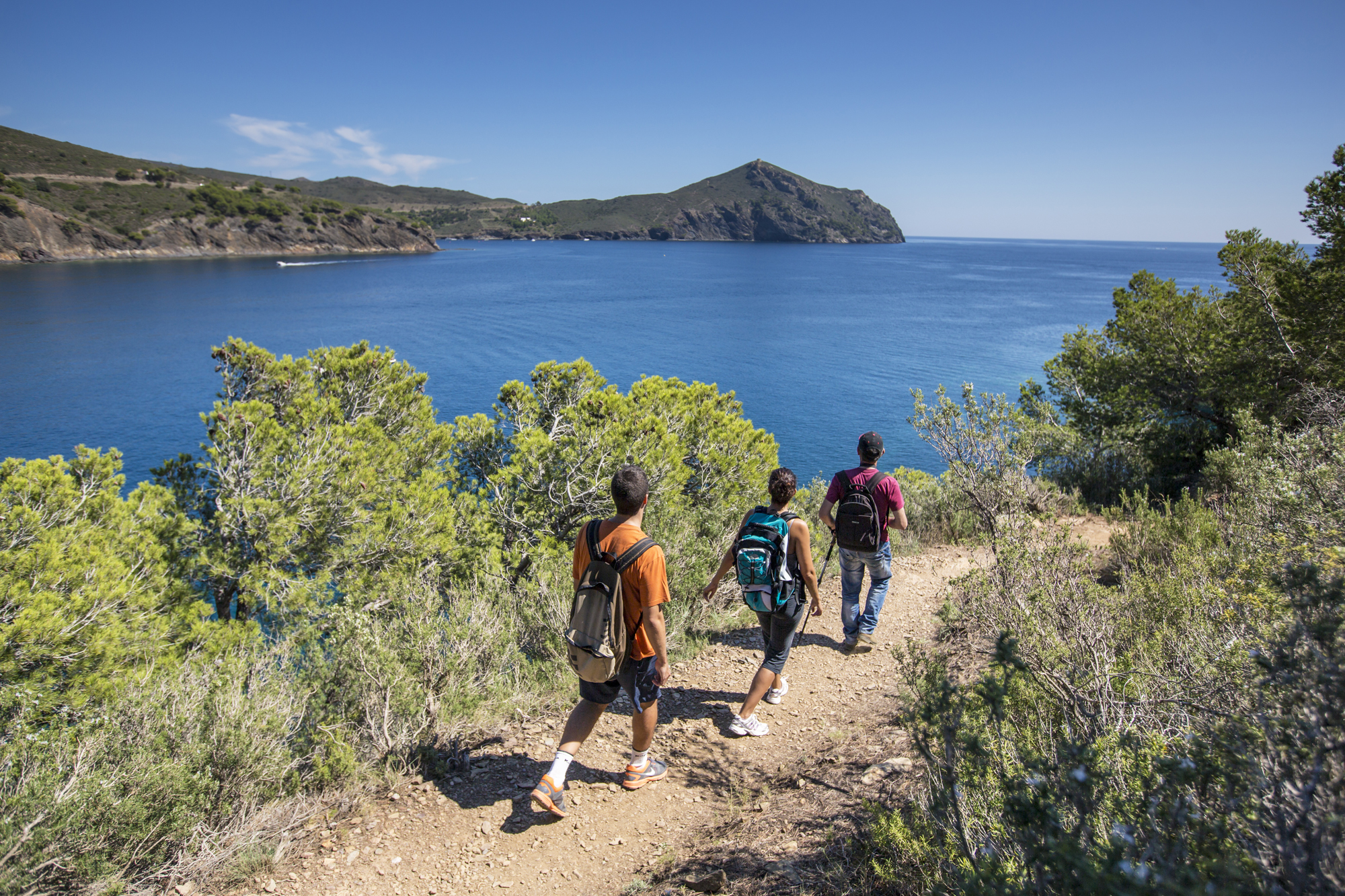 Hiking holiday along the Spanish Costa Brava coastal path, also known as the GR92 Cami de Ronda