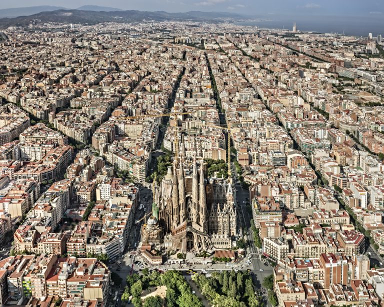 foto aèria Basílica de la Sagrada Família © Pep Daudé