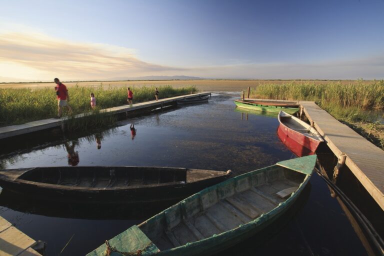 Vue du Delta de l'Ebre, dans les Terres de l'Ebre (Catalogne)