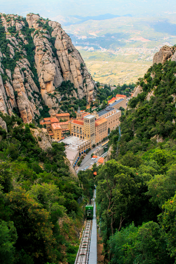 Montserrat - train à crémaillère