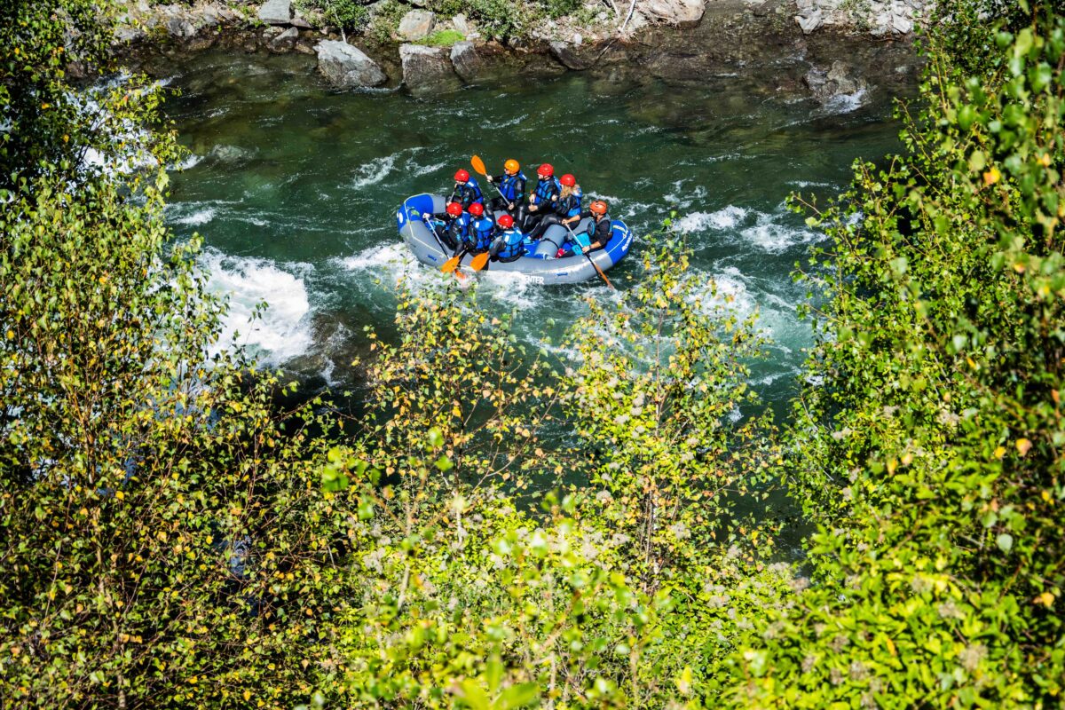 Rafting dans les Pyrénées de Catalogne (Rocroi, Llavorsí)