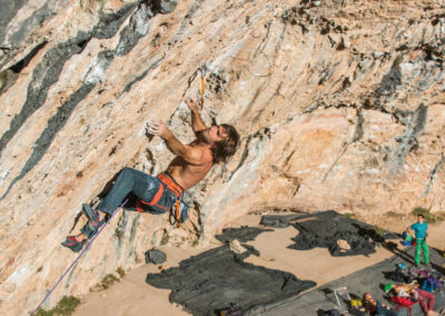 Escalade dans les Terres de Lleida avec Chris Sharma