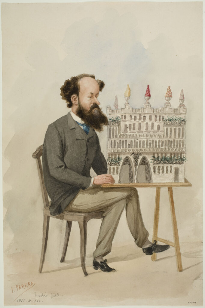 11. Josep Parera. Caricatura Deusebi Guell I Bacigalupi. C. 1889. Mnac