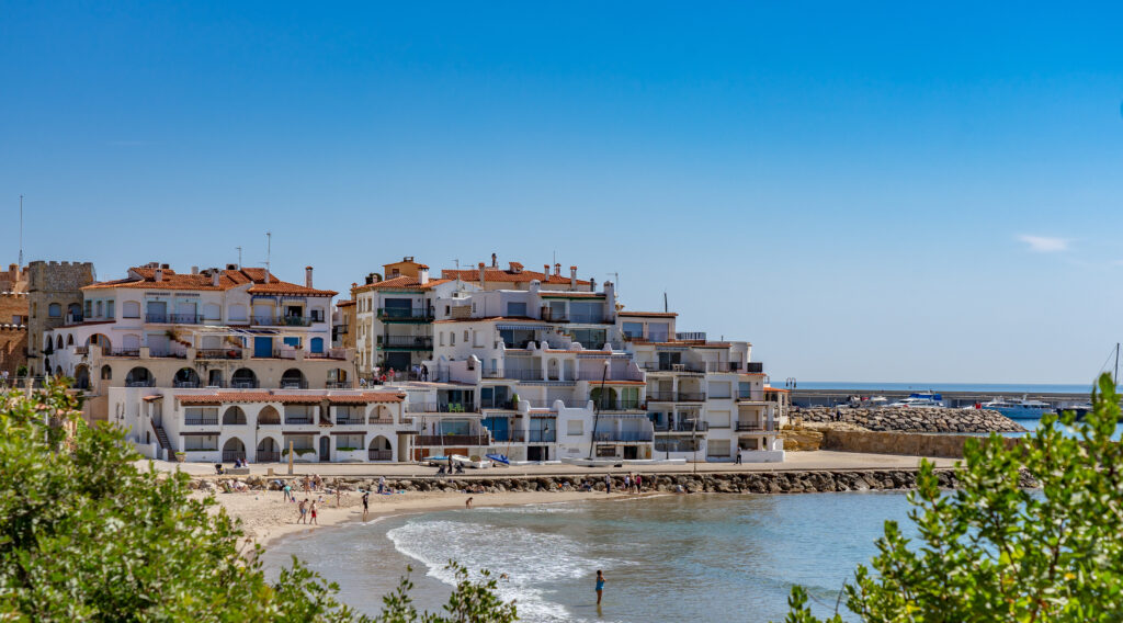 Village Of Roc De Sant Gaieta In Tarragona, Catalonia, Spain