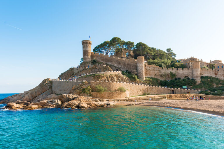 Medieval Castle In Tossa De Mar, Spain