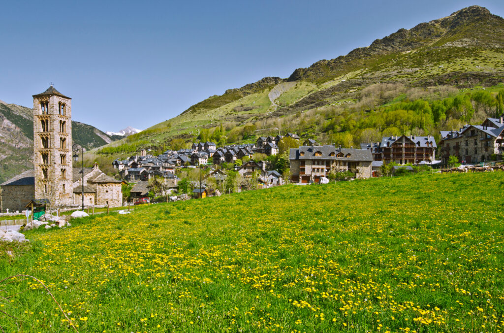 Tahull Village In Valley Of Boi In Catalonia