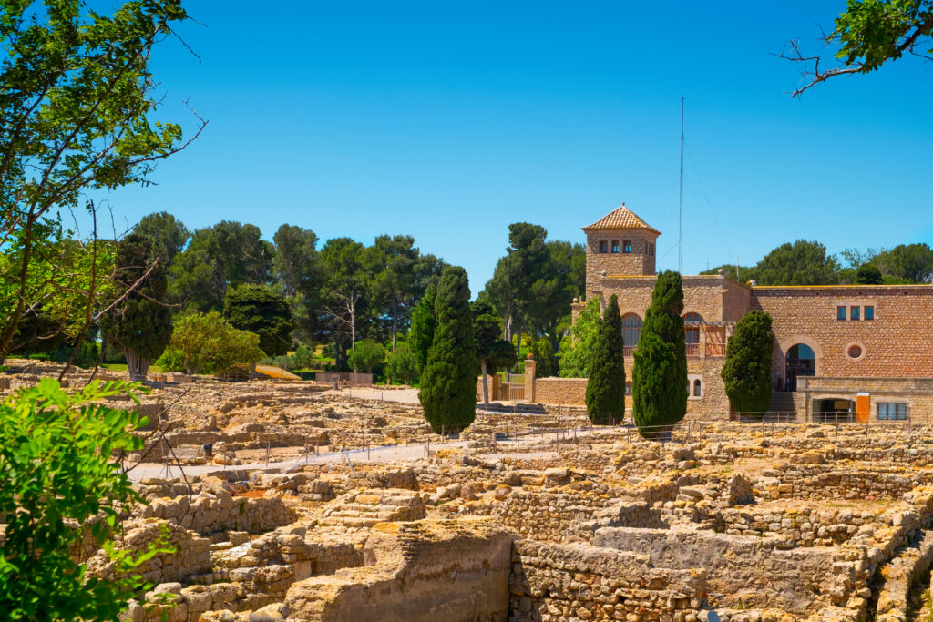 Ancient Greek Archaeological Remains Of Empuries, In La Escala, Spain